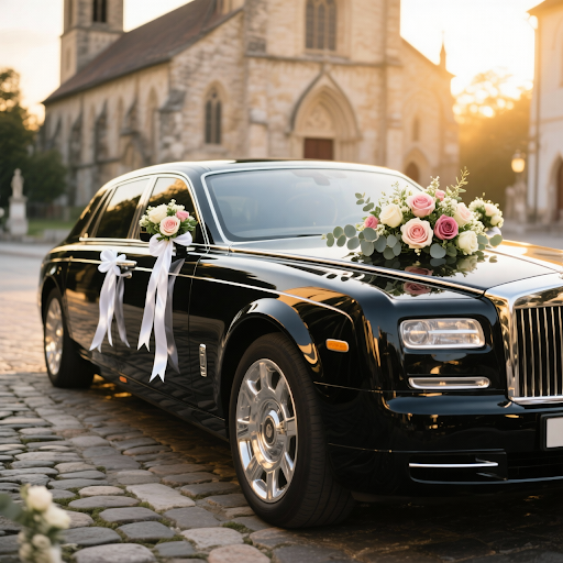 Luxury car for wedding day