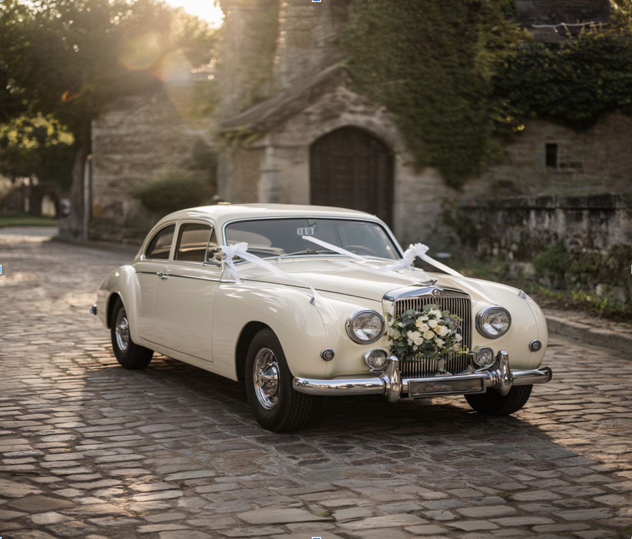 Vintage car for wedding Day